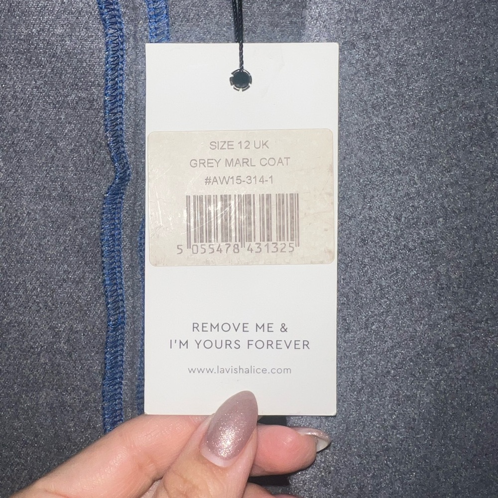 Lavish Alice Grey Coat - Picture 4 of 6
